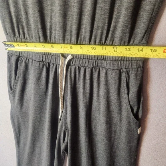 Vuori All Day Romper Women's Medium Charcoal Grey DreamKnit Jogger - Picture 6 of 8